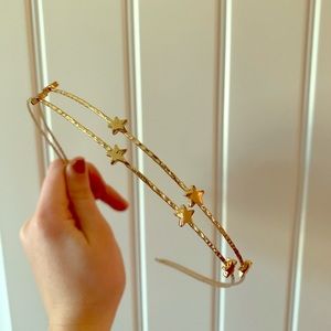 Cute Gold Star Headband